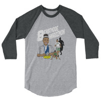 Custom Beastmode 3/4 sleeve raglan shirt - Thumbnail 3