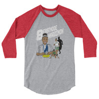 Custom Beastmode 3/4 sleeve raglan shirt - Thumbnail 4