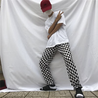 90's Checker Casual Pants - Thumbnail 1