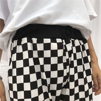 90's Checker Casual Pants - Thumbnail 3