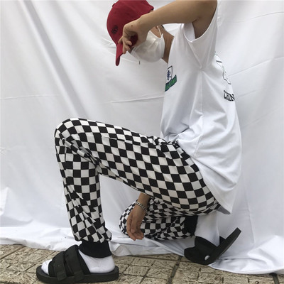 90's Checker Casual Pants