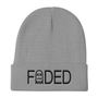 FADED Embroidered Winter Cap - Grey - Thumbnail 2