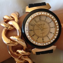 "Golden Rose"  watch set