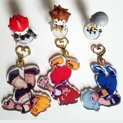 Kingdom hearts foil charms - Thumbnail 4
