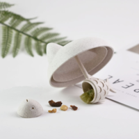 Cute Kitty Fish Tea Cup Cat Tail Glass - Thumbnail 2