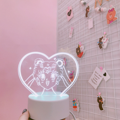 Sailor moon led light (3 color modes)