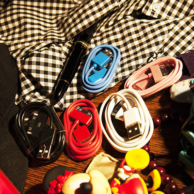 Colorful usb charger for iphone 4/4s