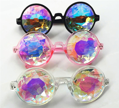Multicolor Steampunk Eyewear Retro Gothic Glasses