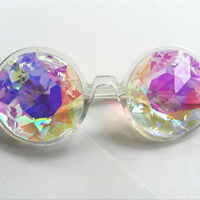 Multicolor Steampunk Eyewear Retro Gothic Glasses - Thumbnail 2