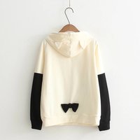 KAWAII CAT PAW HOODED SWEATER - Thumbnail 2
