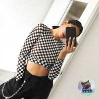 CHECKER MESH TOP - Thumbnail 1