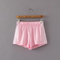 Stripe Satin Casual Shorts - Thumbnail 2