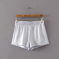 Stripe Satin Casual Shorts - Thumbnail 4