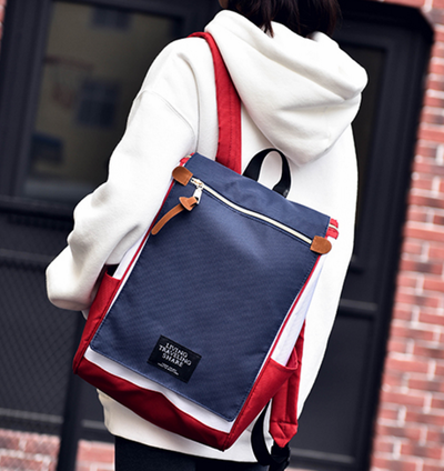 *free ship* vintage canvas backpack