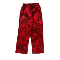 DRAGON SATIN CASUAL PANTS - Thumbnail 1