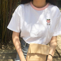 CYBER FRUIT EMBRODIERY TEE - Thumbnail 1