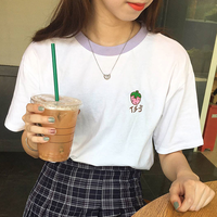 CYBER FRUIT EMBRODIERY TEE - Thumbnail 3