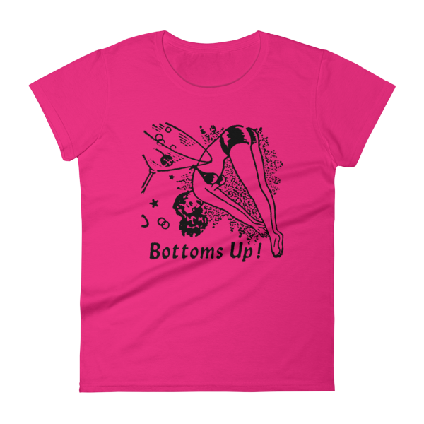  Vintage Bottoms Up! Women's short sleeve t-shirt