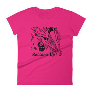  Vintage Bottoms Up! Women's short sleeve t-shirt