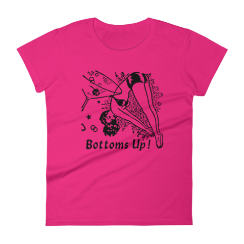  Vintage Bottoms Up! Women's short sleeve t-shirt