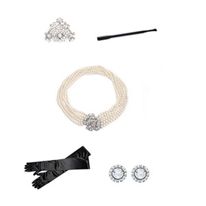 Audrey Hepburn-the Breakfast at Tiffany's Holly Golightly Jewelry and Accessory Set - Thumbnail 3
