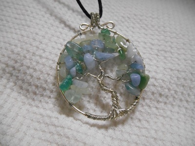Sea colors and silver tree of life