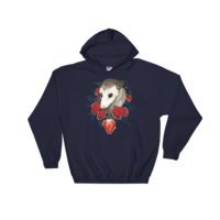 Strawberry Opossum ☆ Hooded Sweatshirt - Thumbnail 2
