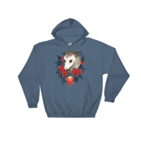Strawberry Opossum ☆ Hooded Sweatshirt - Thumbnail 3