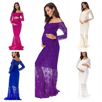 Maternity Lace Dress-TDE - Thumbnail 1