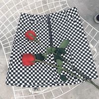 VINTAGE 90'S CHECKER SKIRT - Thumbnail 1