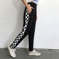 Checker Casual Pants - Thumbnail 1