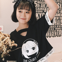 kawaii anime girl crop top - Thumbnail 3