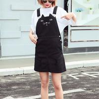 Korean Kitty Face Suspender Dress - Thumbnail 2