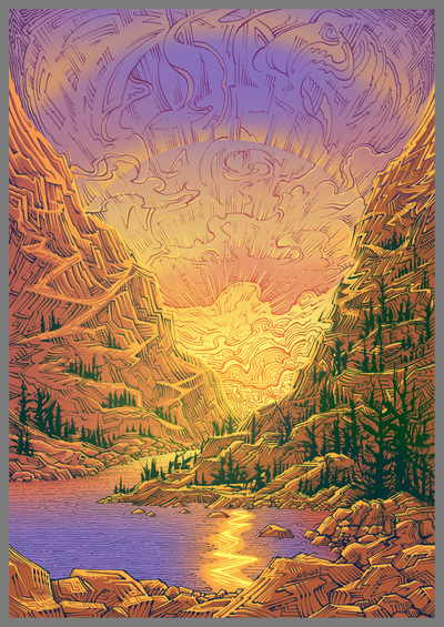 Between The Mountains