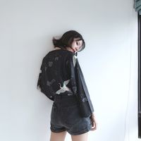 CRANE CHIFFON BLOUSE SHIRT - Thumbnail 2