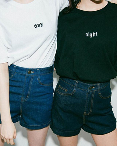 NIGHT AND DAY TEE