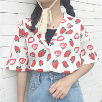 SWEET STRAWBERRY SHIRT - Thumbnail 3