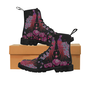 Peacock with Roses Women's Boot-1