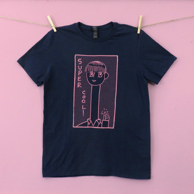 Navy super cool t-shirt - Thumbnail 5
