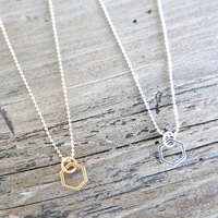 Dainty 24kt Gold Plated Sterling Silver Necklace  - Thumbnail 1