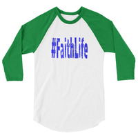 #FaithLife Unisex Baseball Tee - Thumbnail 3