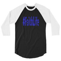 #FaithLife Unisex Baseball Tee - Thumbnail 6