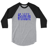 #FaithLife Unisex Baseball Tee - Thumbnail 7