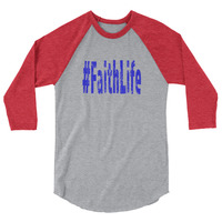 #FaithLife Unisex Baseball Tee - Thumbnail 9