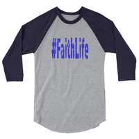 #FaithLife Unisex Baseball Tee - Thumbnail 10