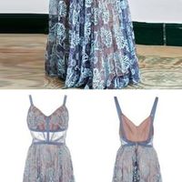 Affordable prom dress, lace prom dress, popular prom dress, fashion prom dress, charming prom dress, party dress, evening dress, PD17652 - Thumbnail 3