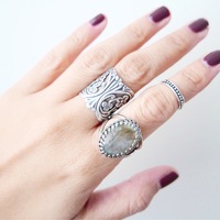 [SALE] Labradorite Ring - Thumbnail 2