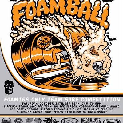 Foamball surf contest poster - Thumbnail 5