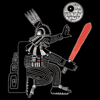 GalAztec Empire Black T-Shirt - Thumbnail 1