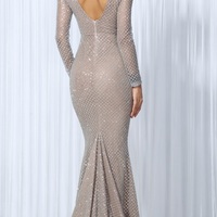 Silver Lattice Gown - Thumbnail 2